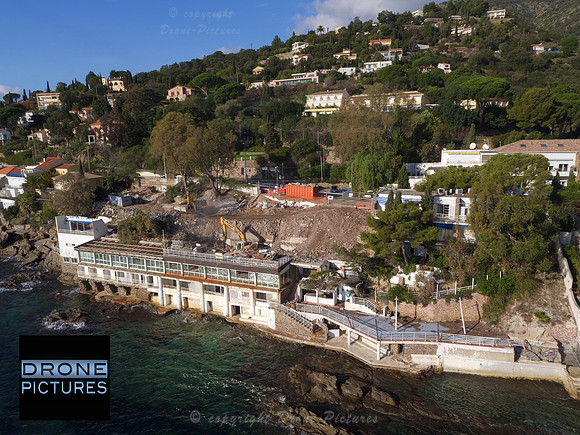 Chantier Lavandou Hôtel des Roches © photos Drone-Pictures