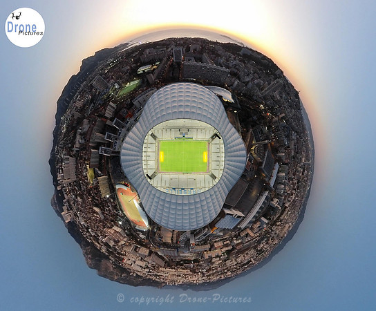Vue aérienne VR360 Stade Orange Vélodrome, Marseille © Drone-Pictures