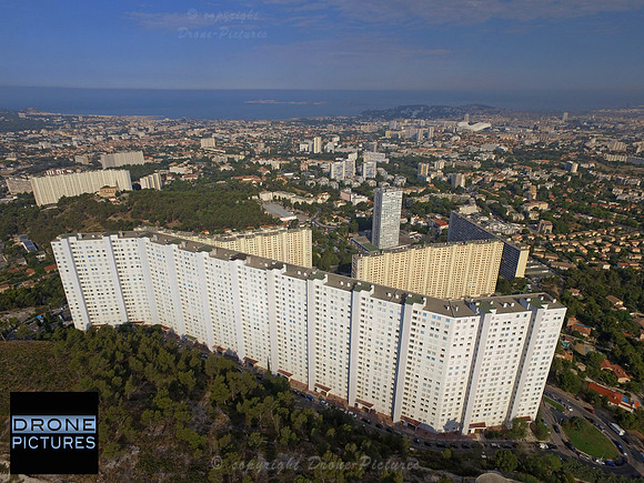 Marseille et Super-Rouvière, vue aérienne © Drone-Pictures