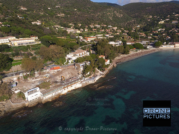 Chantier Lavandou Hôtel des Roches © photos Drone-Pictures