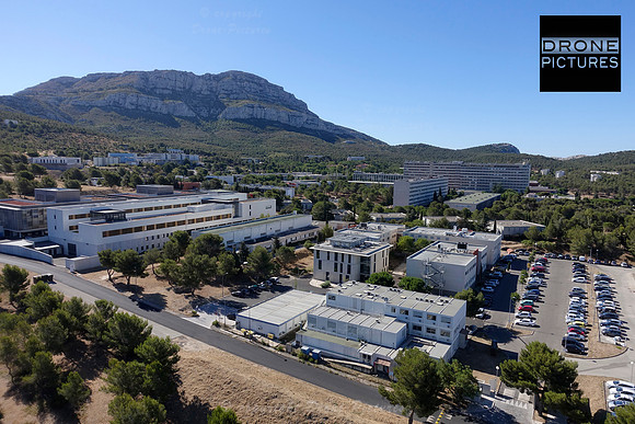 Parc Technologique et campus de Luminy, vue aérienne © Drone-Pictures_DSC6669