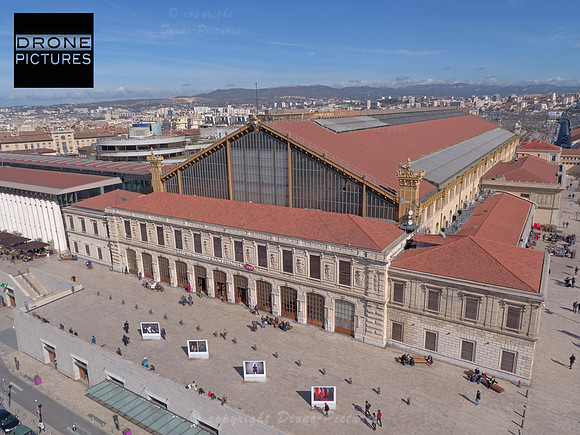Photo aérienne Gare TGV Saint-Charles à Marseille