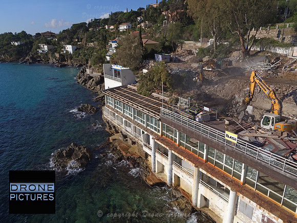 Chantier Lavandou Hôtel des Roches © photos Drone-Pictures