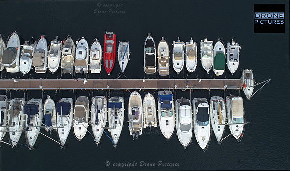 Photo aérienne du Port Saint-Cyr-sur-Mer - Les Lecques © Drone-Pictures
