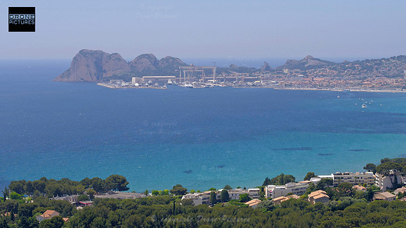 Vue aérienne Baie de La Ciotat  © Drone-Pictures.fr