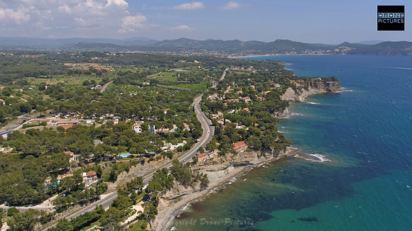 Vue aérienne Baie des Anges à La Ciotat  © Drone-Pictures.fr