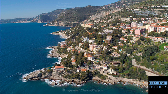 Vue aérienne au Cap-d'Ail © Drone-Pictures