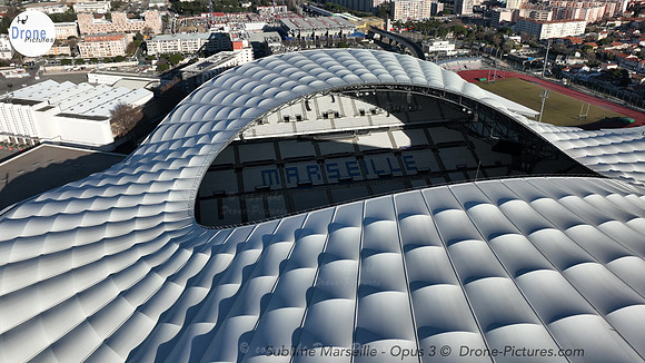 Stade Orange Vélodrome, Marseille, vu par Drone-Pictures