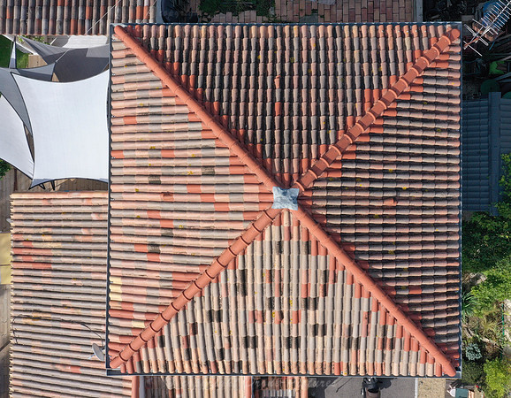 Inspection de toiture par drone