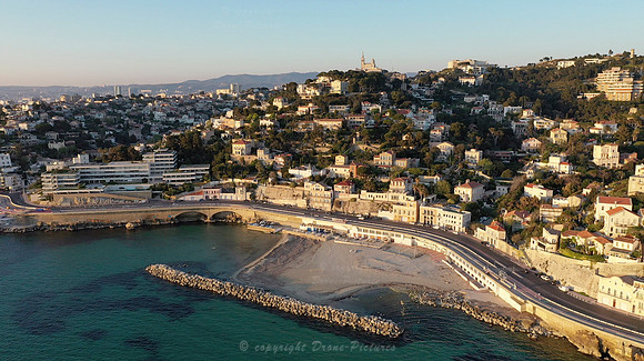 plage du Prophète totalement déserte au sunset