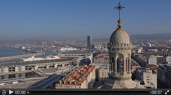 Cathédrale la Major et le Port autonome - Marseille